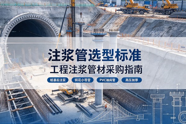 汉南注浆管选型标准