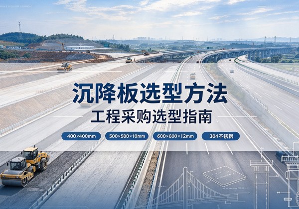 汉南沉降板选择方法