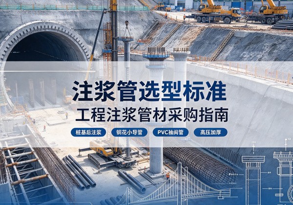 汉南注浆管选型标准